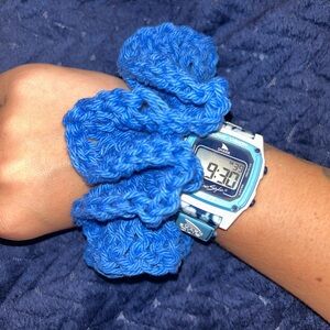 XL Blue Scrunchie